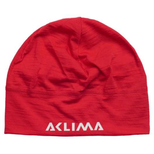 Aclima LightWool Beanie High Risk Red
