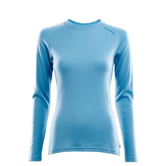 Aclima WarmWool Crew Neck Shirt Woman Azure Blue