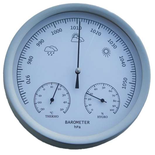 Barometer, Termometer, hygrometer