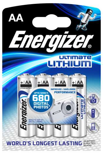 Batteri  AA Lithium  4-pack