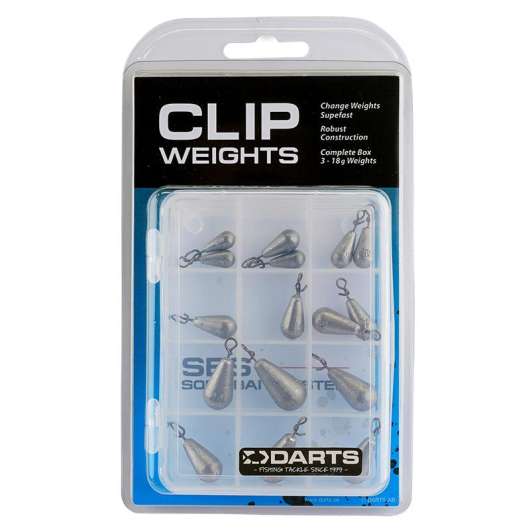 Darts SBS Clip Weights Complete Box 15-pack