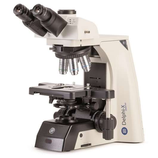 Delphi-X Observer, HAL, Trino, Met. APO, Fluarex, 40, 100, 200, 400 och 1000x - mikroskop