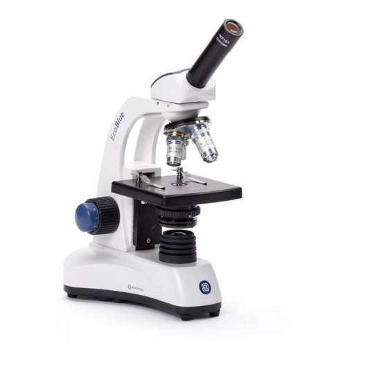 EcoBlue Monokulärt Mikroskop, 40, 100 Och 400x
