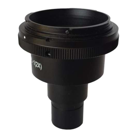 Fotoadapter med 2,0x okular för DSLR-kamera, till 23 mm okularfattning