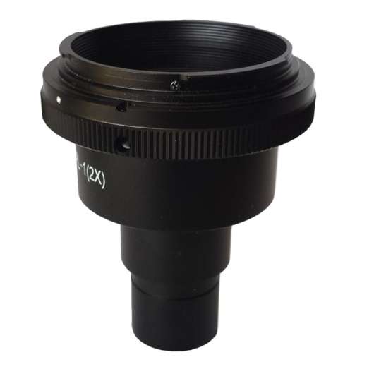 Fotoadapter med 2,0x okular för DSLR-kamera, till 23mm okularfattning