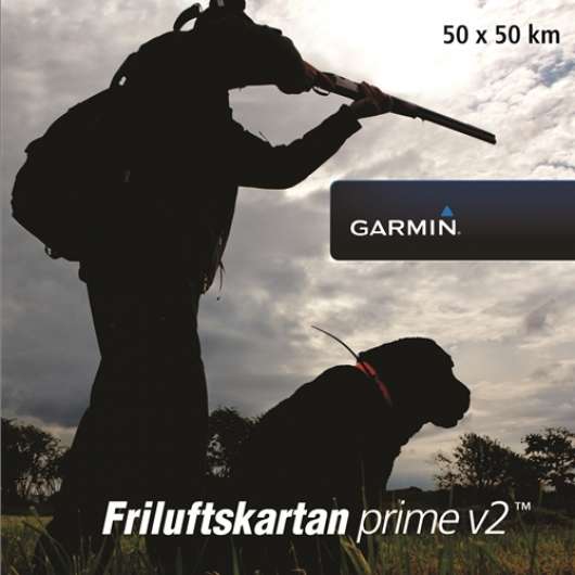 Garmin Friluftskartan Prime V2 Voucher, 50x50 km