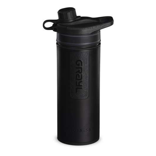 Grayl GeoPress Purifier Vattenreningsflaska 710 ml Covert Black
