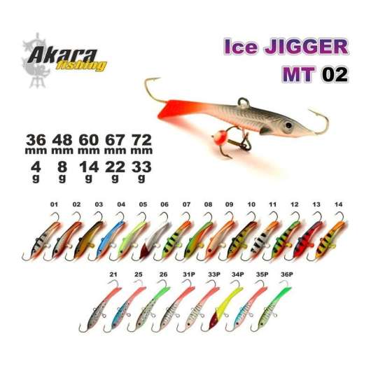 Ice Jigger MT 02 67 mm, 22 g