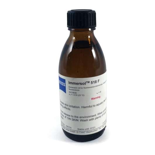 Immersionsolja Immersol 518 F, Flaska 100 ml