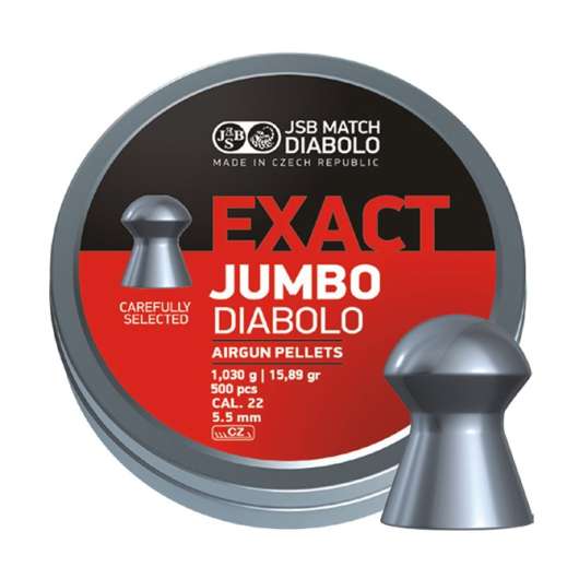 JSB Exact Jumbo, 5,50 mm - 1,030 g 250 st/Ask