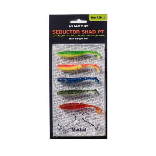 Kinetic Seductor Shad PT 9g/7,5cm Scan Delight Mix