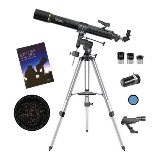 Komplettpaket 90/900 EQ refraktorteleskop