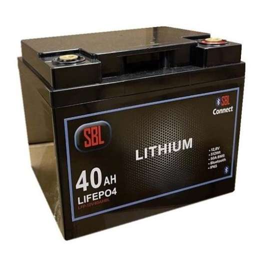 Lithium Batteri 12V 40 Ah Bluetooth