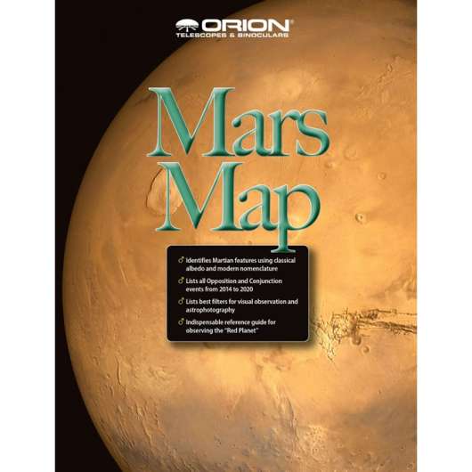 Mars Map & Observing Guide