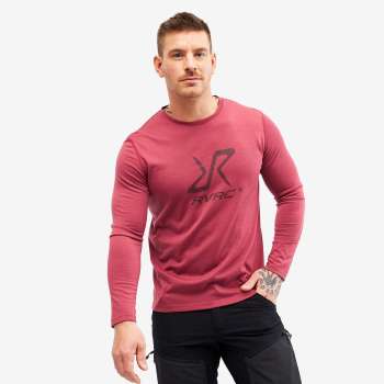 Merino Sweater - Herr - Earth Red, Storlek:S - Tröjor & T-shirts