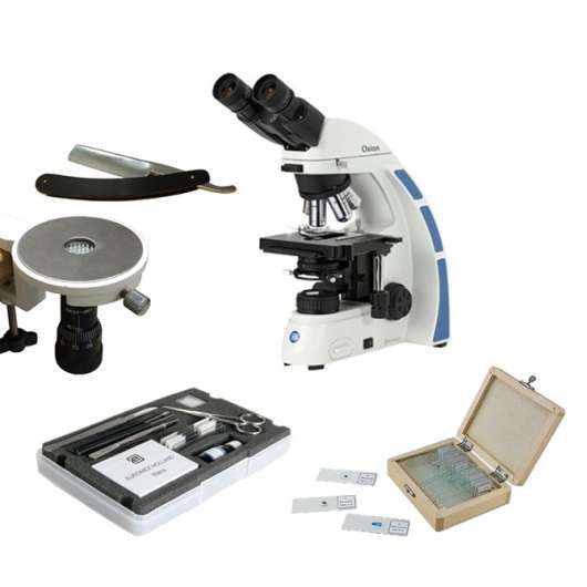 Mikroskoppaket, Oxion Bino, plant 40 - 1000x