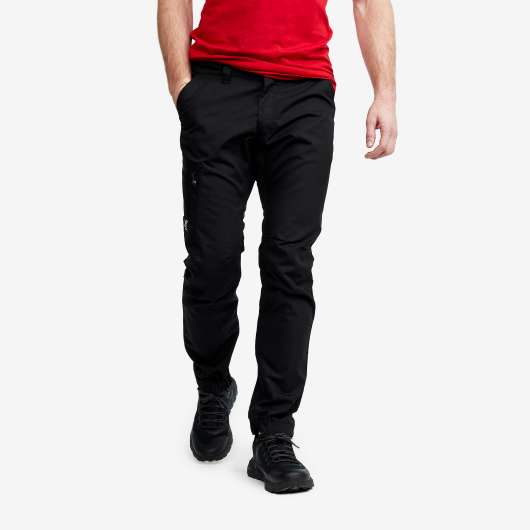 Outdoor Basic Pants - Herr - Black, Storlek:L - Friluftsbyxor & Fritidsbyxor