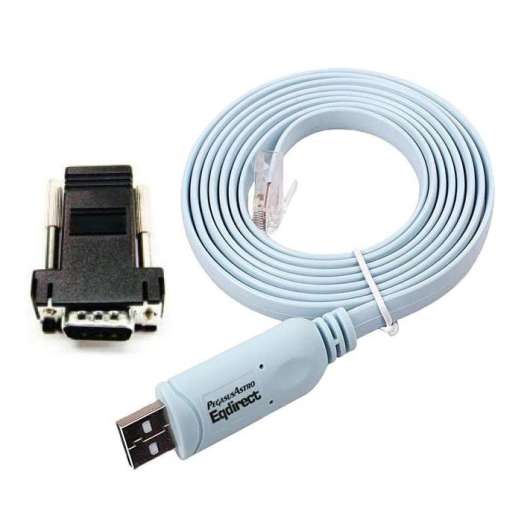 PegasusAstro EQDIR/EQMOD-kabel inkl. RJ45 till D89-adapter