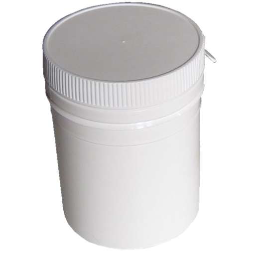 Plastburk vit - 10 st, 105 ml
