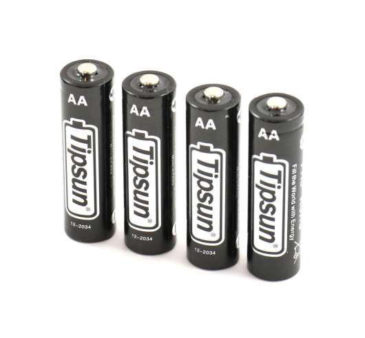 Tipsun 1.5V AA Lithium-ion batteri 4-Pack